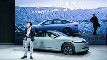 Así es el AFEELA de Honda y Sony que se puede controlar con un mando de PlayStation