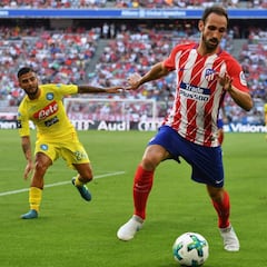 Juanfran: "¿Griezmann? El está contento en el Atleti..."