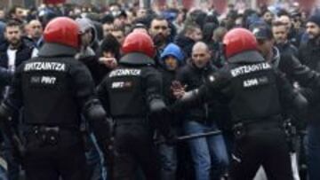En libertad los cinco detenidos en la previa del Athletic-Marsella