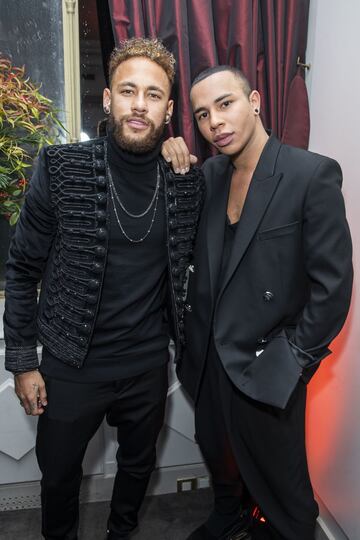 Neymar y Olivier Rousteing.