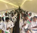 Aterrizaje de emergencia de la Selección de Gambia