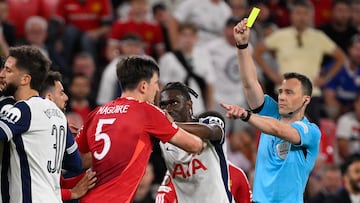 Harry Maguire pierde la cabeza y encara al Cuti Romero