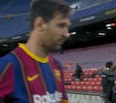 La escena de Messi al acabar el partido en la que se mimetiza todo hincha del Barça
