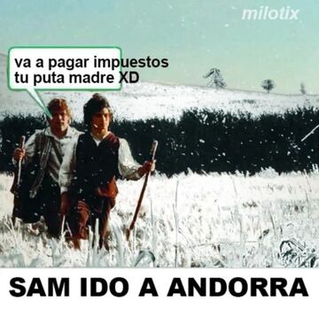 Los mejores memes de Sam va lent¨ªn