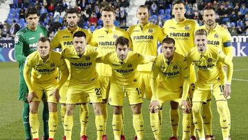 Jugadores del Villarreal.
