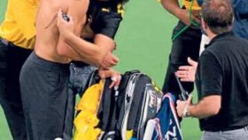 Fernando Verdasco, ayer.