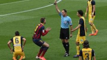 Mateu, en el &uacute;ltimo Bar&ccedil;a-Atl&eacute;tico que dirigi&oacute;.