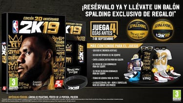 NBA 2K19 irrumpe en septiembre con LeBron James