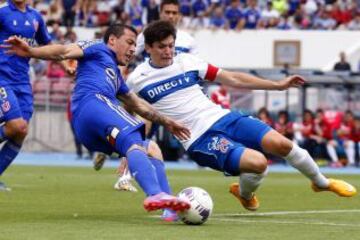 D&eacute;cimotercera fecha. Domingo 5 de abril. San Carlos de Apoquindo nuevamente ser&aacute; sede de un cl&aacute;sico universitario. La UC de Mario Salas recibir&aacute; a una Universidad de Chile en plena Copa Libertadores.