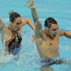 El dúo mixto de 'sincro' ya da éxitos para España: bronce