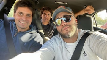 Kiko Rivera visita a su tío 'Riverita' junto a Cayetano y Francisco