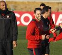 El Sevilla empieza a preparar el duelo copero ante el Madrid
