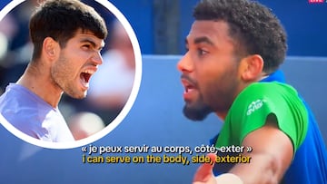 Fils estalla en pleno partido contra Alcaraz