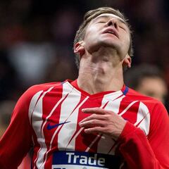 1x1 del Atleti: fin del gafe de Torres; Vietto multiplica el suyo
