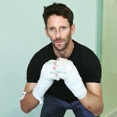 Grosjean: "Mi cuerpo se está recuperando bien del impacto"