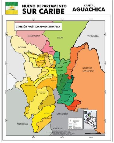 Ya está definida la capital y cambiaría el mapa de Colombia: el nuevo departamento que estaría por llegar al país