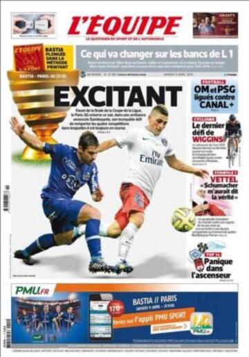 Portadas de la prensa deportiva