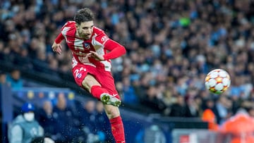 Sime Vrsaljko, durante un partido del Atlético.