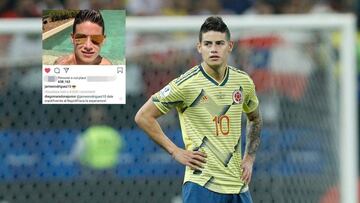 El mensaje del hijo de Maradona a James de su futuro