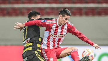 James Rodríguez, jugador de Olympiacos