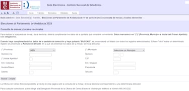 Dnde votar en Jan | ?Qu colegio me toca en las elecciones y cmo saber mi mesa electoral?
