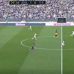 Ramos marca el gol que llevaba soñando toda su carrera gracias a un detallazo de Hazard