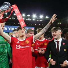 Alejandro Garnacho, mejor sub18 del Manchester United