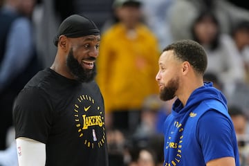 LeBron James y Stephen Curry, una rivalidad clásica en la NBA.