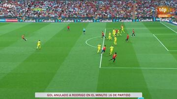 Se echó de menos el VAR: este es el gol que le anularon a España...