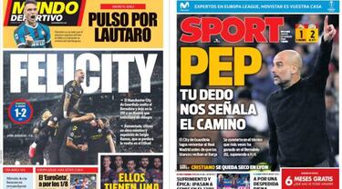 Catalan sports press elated at Madrid UCL defeat to Man City