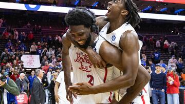 Joel Embiid made history last night, scoring 59 points to lead the Philadelphia 76ers to victory over the Utah Jazz.