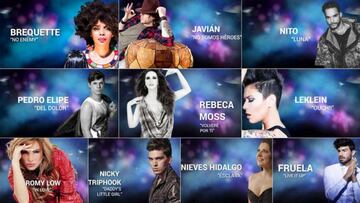 RTVE ha dado a conocer el nombre de los 10 candidatos a representar a Espa&ntilde;a en Eurovisi&oacute;n 2017.