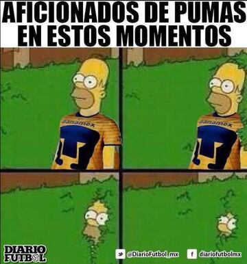 Los memes no perdonan a Pumas traes caer con Cruz Azul