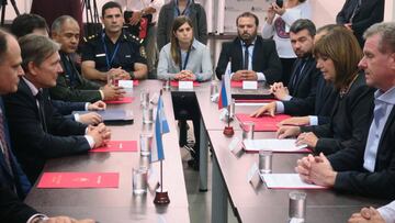 Argentina y Rusia firman un convenio para evitar a los Barras en el Mundial