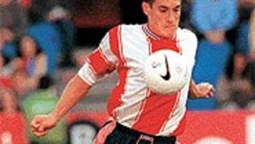 Gamarra, de rojiblanco.