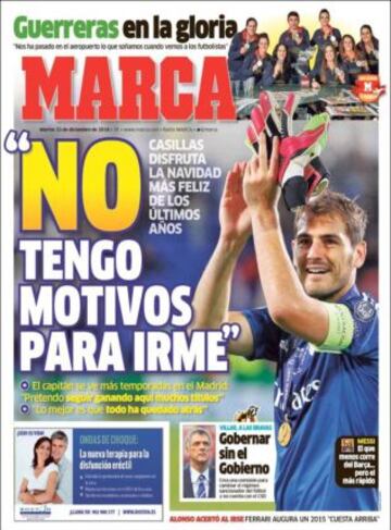 Portadas de la prensa deportiva