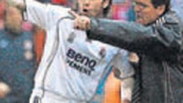 Cassano y Capello: no se entienden.