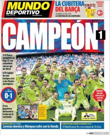 Portadas de la prensa deportiva