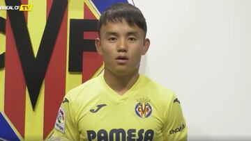 Kubo envía mensajes a su nueva afición: Villarreal, encantado