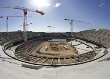 Ongoing work on the new Atletico Madrid stadium