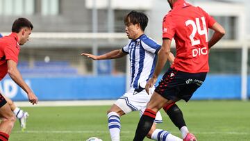 Partido pretemporada en zubieta entre real sociedad y Osasuna