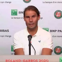 Nadal: "Ha sido mi mejor partido, sin ninguna duda"