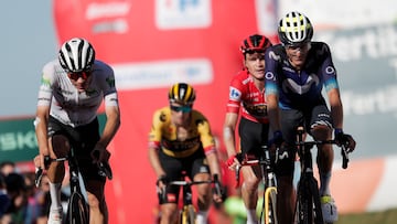 Clasificación de los colombianos en la Etapa 18 de La Vuelta a España.