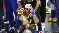 La celebración de los Golden State Warriors tras proclamarse campeones de la NBA