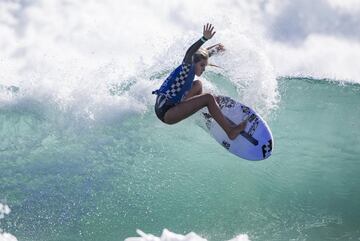 Las chicas del Junior, como la estadounidense Samantha Sibley, también dieron un gran espectáculo en Huntington Beach.