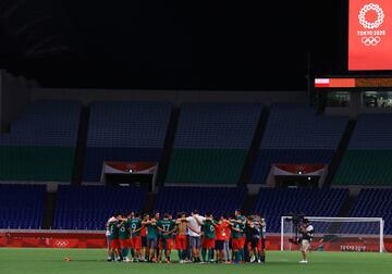 En imágenes: Así festejó el Tri Olímpico su medalla de bronce