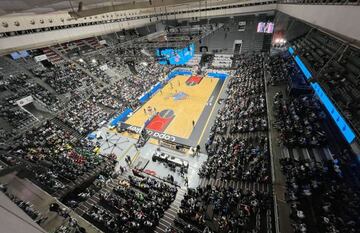 Ambientazo en el Palacio de Deportes de Granada.