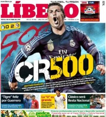 Portadas de la prensa deportiva