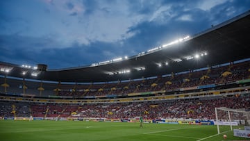 El Estadio Jalisco previo a un partido de la Liga MX.