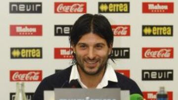 El &#039;Chori&#039; Dom&iacute;nguez se mostr&oacute; muy contento en rueda de prensa tras su gol en Mestalla.